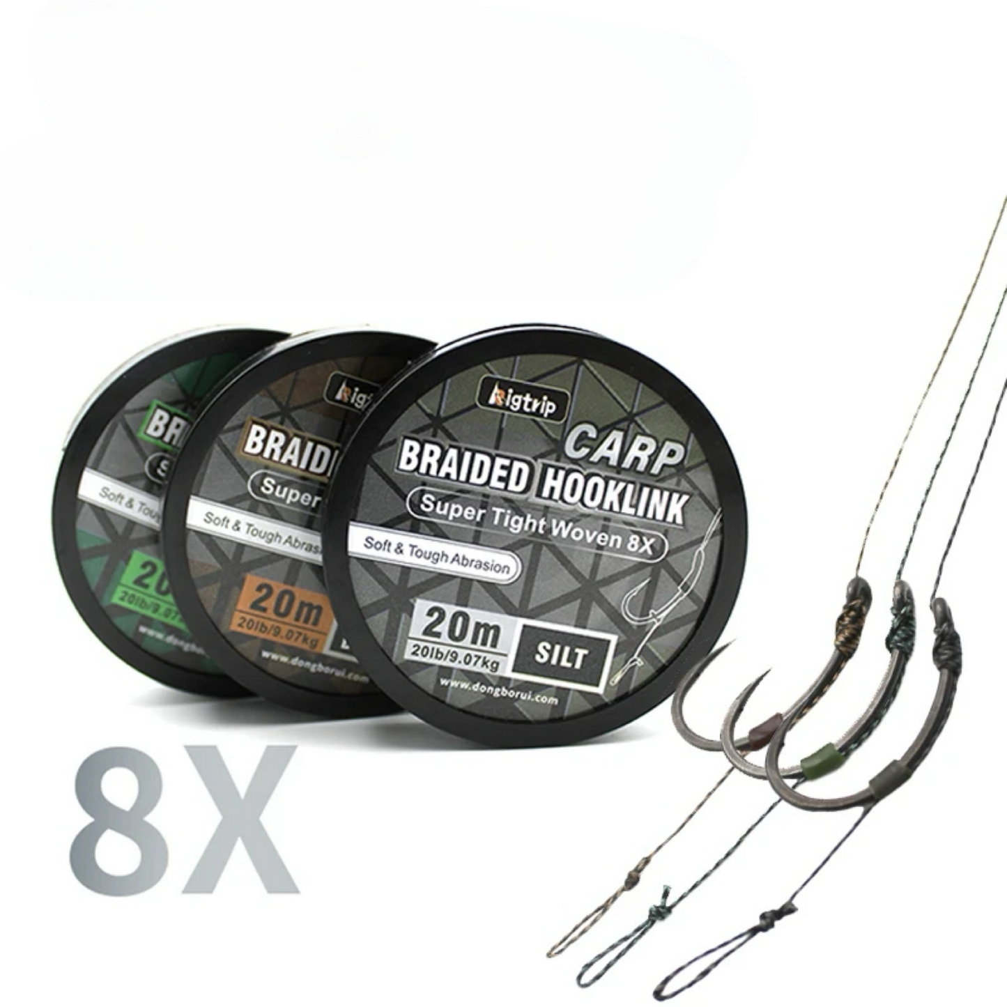 African Tackle Co Braided Hooklink (20m)