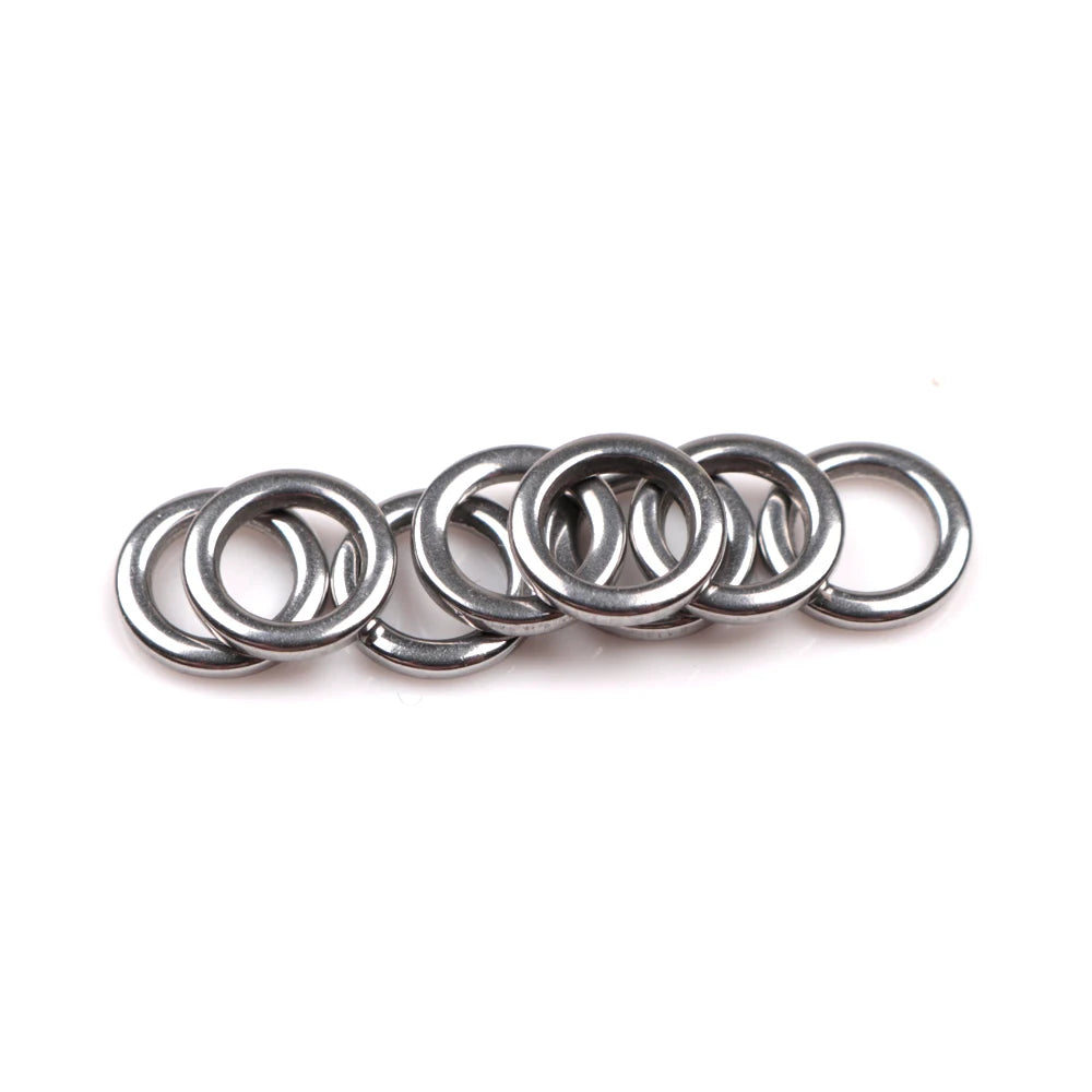 African Tackle Co Stainless Steel Rig Rings (20 Pack)